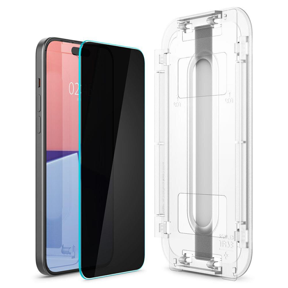 Spigen Glas.TR EZ Fit Privacy hind ja info | Ekraani kaitseklaasid ja kaitsekiled | hansapost.ee