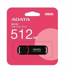Adata AUV150-512G-RBK цена и информация | USB накопители | hansapost.ee