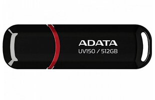 Adata AUV150-512G-RBK цена и информация | USB накопители данных | hansapost.ee