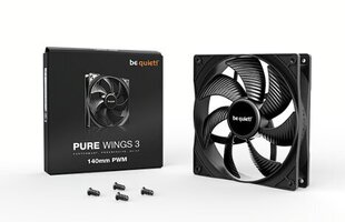 Be Quiet Pure Wings 3 PWM BL108 price and information | Arvuti ventilaatorid | hansapost.ee