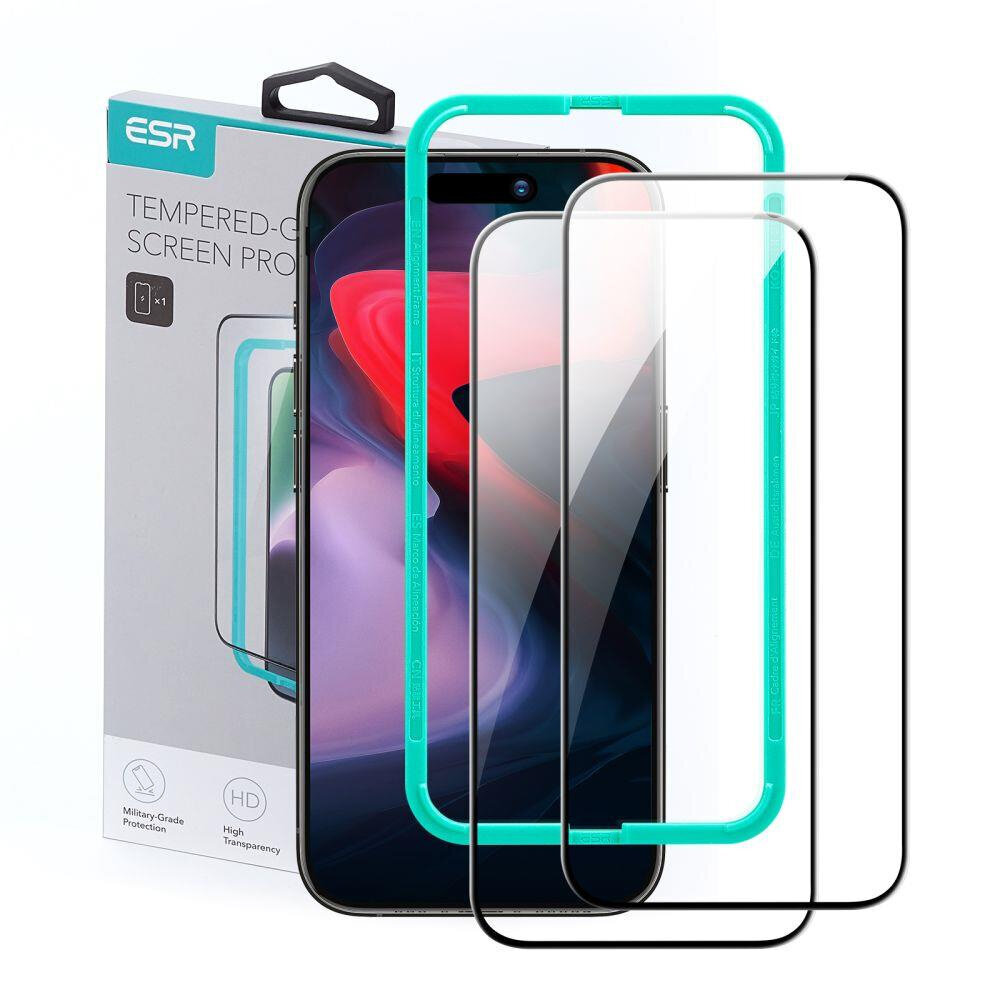 ESR Tempered Glass 2-Pack цена и информация | Ekraani kaitseklaasid ja kaitsekiled | hansapost.ee