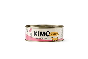 Kimo kassidele koos kana ja tuunikalaga, 70x24 tk. price and information | Canned food for cats | hansapost.ee