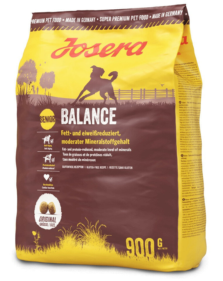 Josera Dog Balance vanematele koertele, 5x900 g цена и информация | Koerte kuivtoit ja krõbinad | hansapost.ee