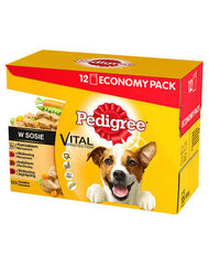 Pedigree Mix, 4x12x100 г цена и информация | Консервы для собак | hansapost.ee