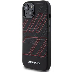 AMG AMHMP15M23SSPK iPhone 15 Plus | 14 Plus 6.7" czarny|black hardcase Silicone Large Rhombuses Pattern MagSafe цена и информация | Чехлы для телефонов | hansapost.ee