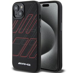 AMG AMHMP15M23SSPK iPhone 15 Plus | 14 Plus 6.7" czarny|black hardcase Silicone Large Rhombuses Pattern MagSafe цена и информация | Чехлы для телефонов | hansapost.ee