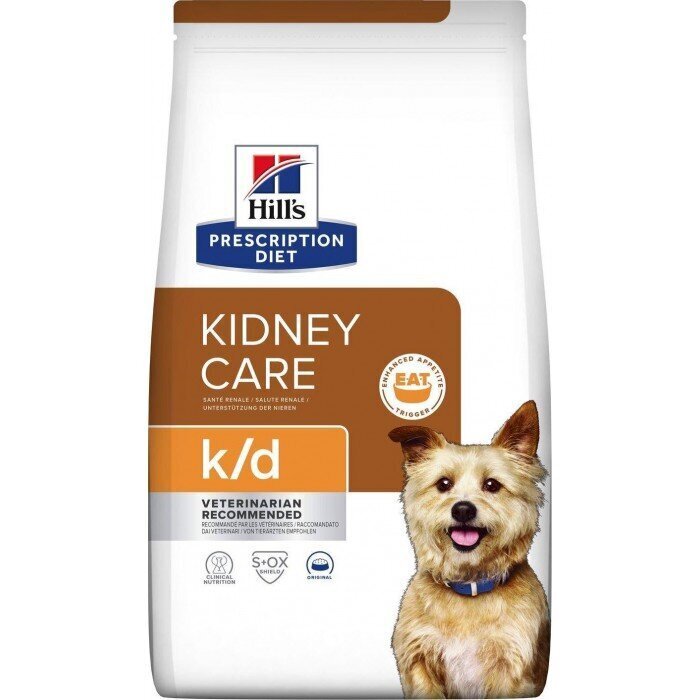 Hill's Prescription Diet Canine k/d neeruhaigetele koertele, 1,5 kg цена и информация | Koerte kuivtoit ja krõbinad | hansapost.ee