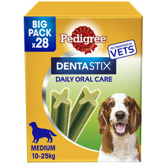 Pedigree DentaStix Daily Fresh kanaga keskmist tõugu koertele, 28x180 g hind ja info | Pedigree Lemmikloomatarbed | hansapost.ee