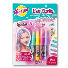 Цветной мелок для волос с металлическими оттенками Toys Inn цена и информация | Игрушки для девочек | hansapost.ee