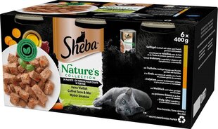 Konservtoitude komplekt kassidele Sheba , 6x400g цена и информация | Кошачьи консервы | hansapost.ee