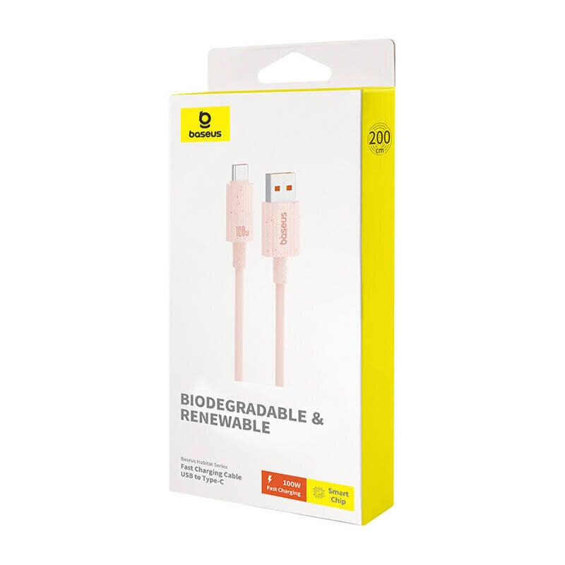 Baseus, USB-C, 2 m hind ja info | Juhtmed ja kaablid | hansapost.ee