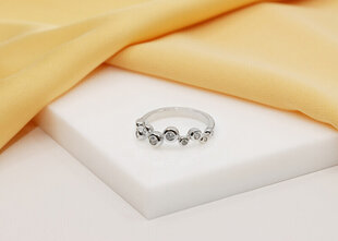 Brilio Silver Очаровательное серебряное кольцо с цирконами RI060W цена и информация | Кольца | hansapost.ee
