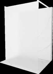 Walk-in dušo sienelė Mexen Kioto, White/White pattern, 100 x 200 cm цена и информация | Душевые двери и стены | hansapost.ee