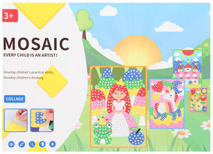 Mosaiik Lastele Pehmete Patjadega Printsess цена и информация | Развивающие игрушки для детей | hansapost.ee