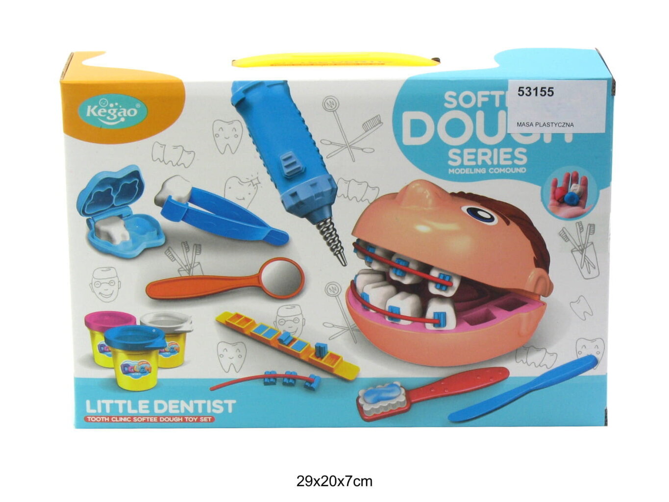 Voolimismass vormidega Little Dentist (53155) 1776 цена и информация | Arendavad laste mänguasjad | hansapost.ee