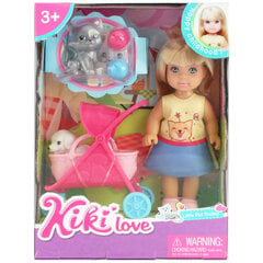 Кукла С Коляской И Животными цена и информация | Игрушки для девочек | hansapost.ee