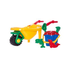 Набор песочных игрушек с тележкой, 6 шт. цена и информация | 4IQ Товары для детей и младенцев | hansapost.ee