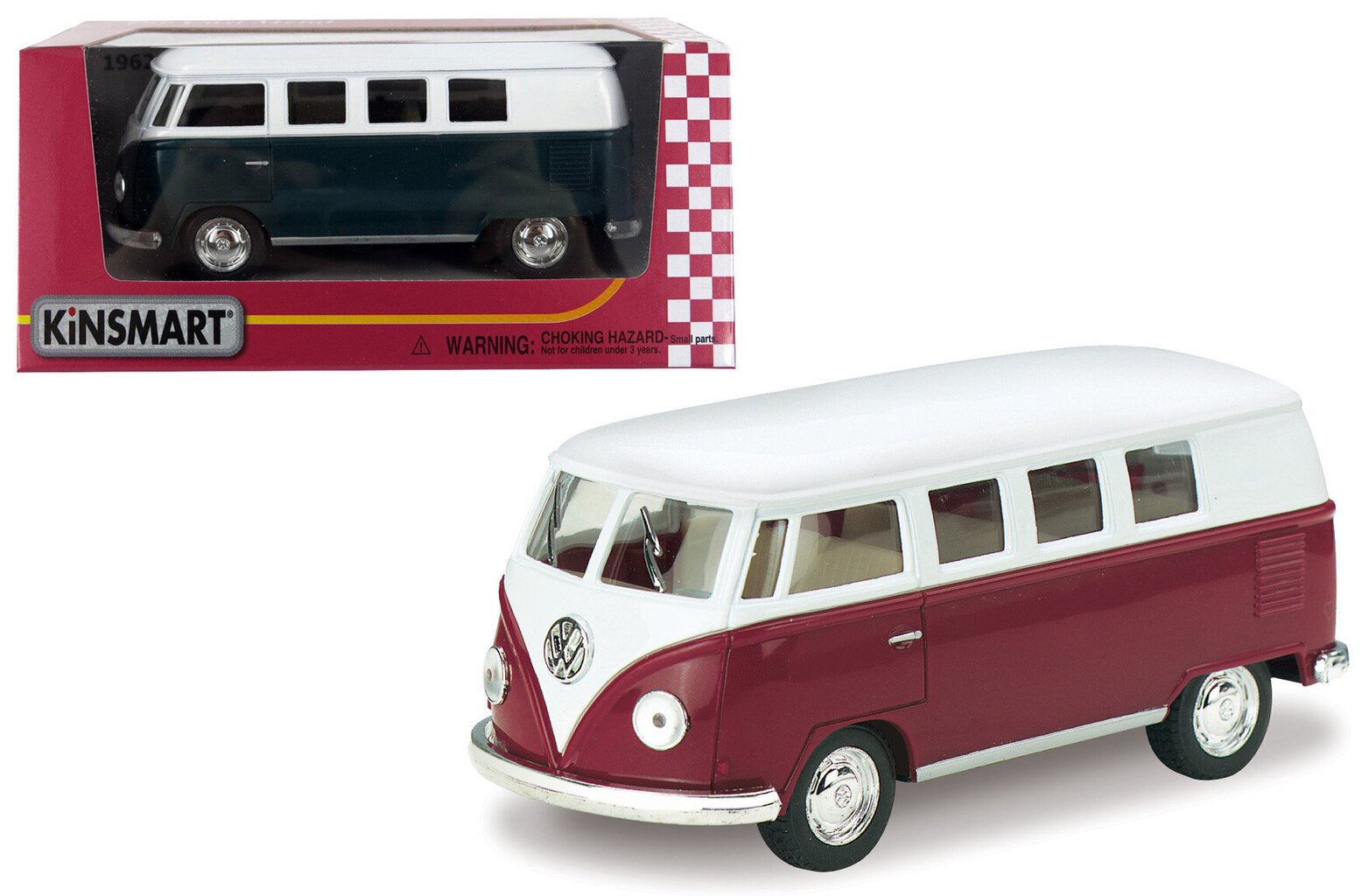 1962 Volkswagen Classic Buss 1:32 hind ja info | Mudelautode kogumine | hansapost.ee