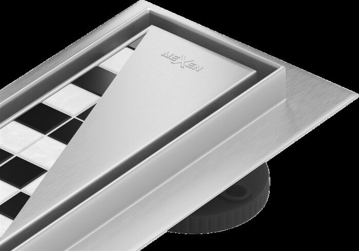 Duširenn Mexen 2 in 1, madal sifoon Pro 360, Chrome, 60 cm hind ja info | Duširennid | hansapost.ee