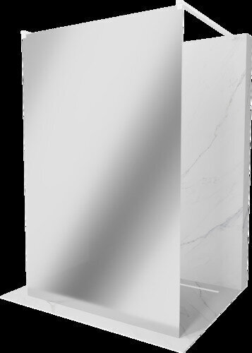 Walk-in dušisein Mexen Kioto valge 110 x 200 cm hind ja info | Dušiseinad ja dušiuksed | hansapost.ee