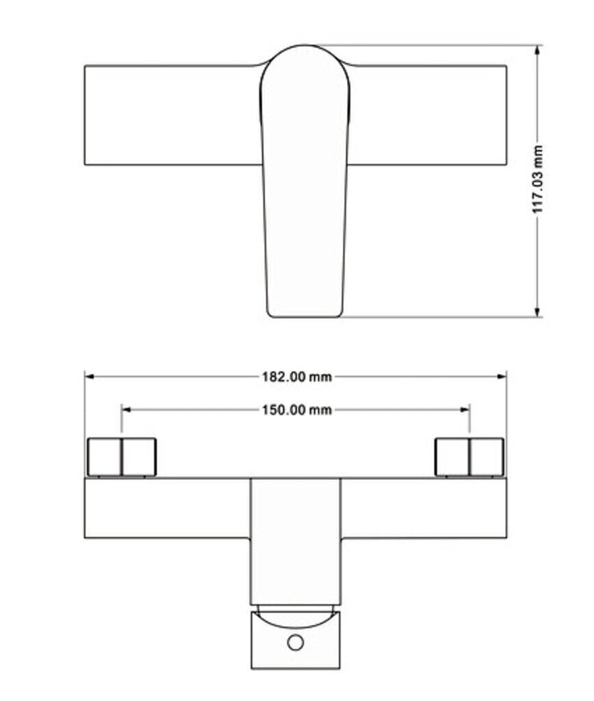 Dušisüsteem koos segistiga Mexen 950x200 hind ja info | Dušikomplektid ja süsteemid | hansapost.ee