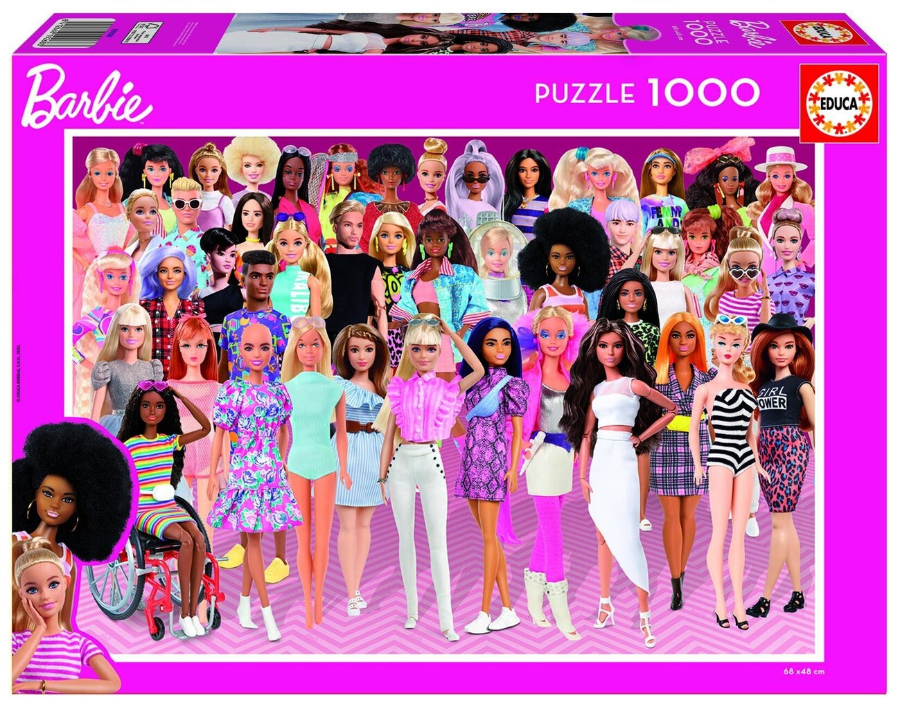 Pusle Educa Barbie, 1000 tk цена и информация | Pusled lastele ja täiskasvanutele | hansapost.ee