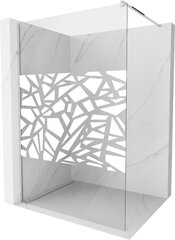 Walk-in dušo sienelė Mexen Kioto, White/White pattern, 100 x 200 cm цена и информация | Душевые двери и стены | hansapost.ee