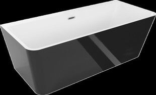 Vann Mexen Volta, 170 x 75 cm, White/Black+Chrome hind ja info | Vannid | hansapost.ee