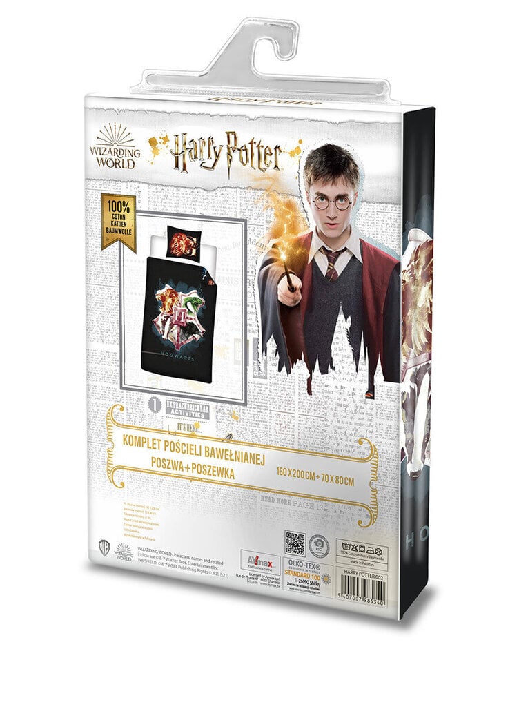 Laste voodipesukomplekt Harry Potter, 160x200, 2-osaline цена и информация | Laste voodipesu | hansapost.ee