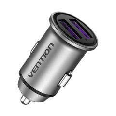 Автомобильное зарядное устройство Vention FFEH0 USB, серое цена и информация | Автомобильные электропринадлежности 12V | hansapost.ee