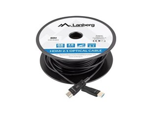 Lanberg, HDMI, 80 m цена и информация | Кабели и провода | hansapost.ee