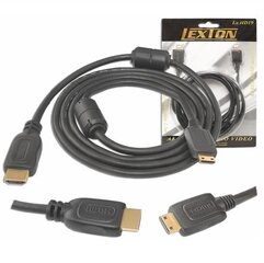 Lamex HDMI-MINI HDMI 1.5 m Cable hind ja info | Juhtmed ja kaablid | hansapost.ee