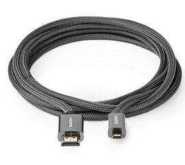 Nedis CVTB34700GY20 High Speed HDMI™ Cable with Ethernet| HDMI™ Micro maler | 4K@60H | 2.00 m цена и информация | Кабели и провода | hansapost.ee