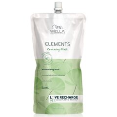 Niisutav juuksemask Wella Professionals Elements Renewing Mask, 500 ml hind ja info | Juuksemaskid, õlid ja seerumid | hansapost.ee