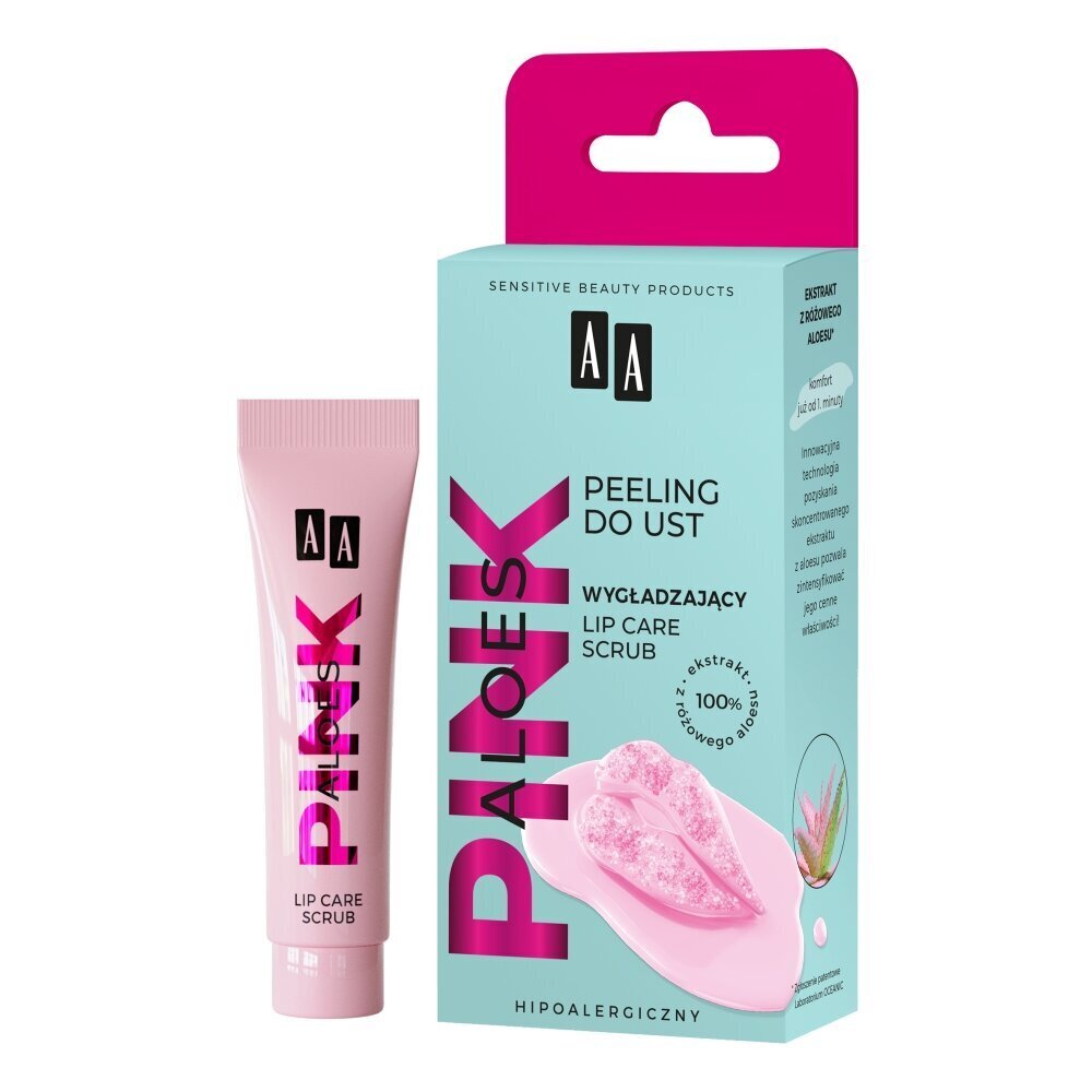 Silendav huulekoorija AA_Aloes Pink, 10g hind ja info | Huulekosmeetika | hansapost.ee