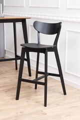Барный стул Roxby, черный цвет цена и информация | Стулья для кухни и столовой | hansapost.ee