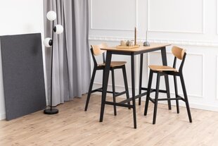 Барный стул Roxby, черный цвет цена и информация | Стулья для кухни и столовой | hansapost.ee