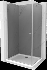 Dušo kabina Mexen Pretoria su padėklu ir sifonu, Graphite+White/Chrome, 80 x 100 cm цена и информация | Душевые кабины | hansapost.ee