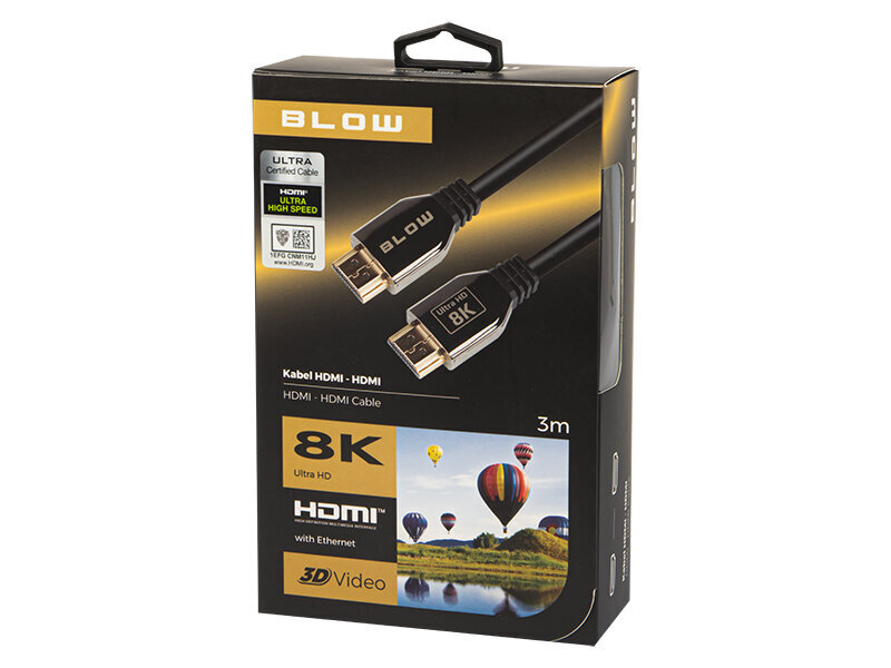 Blow, HDMI, 3 m цена и информация | Juhtmed ja kaablid | hansapost.ee