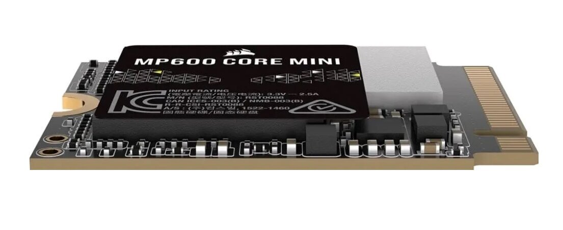 Corsair MP600 Core Mini (CSSD-F1000GBMP600CMN) hind ja info | Sisemised kõvakettad | hansapost.ee