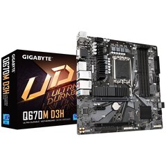 Gigabyte Q670M D3H цена и информация | Материнские платы	 | hansapost.ee