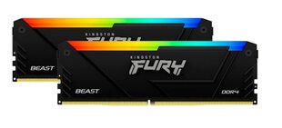 Kingston Fury Beast RGB (KF437C19BB12AK2/32) цена и информация | Объём памяти (RAM) | hansapost.ee