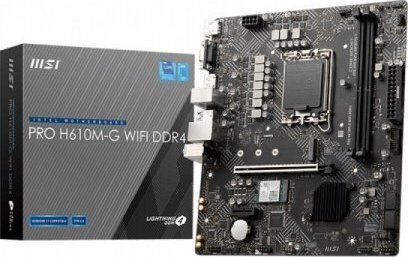 MSI PRO H610M-G WIFI DDR4 hind ja info | Emaplaadid | hansapost.ee