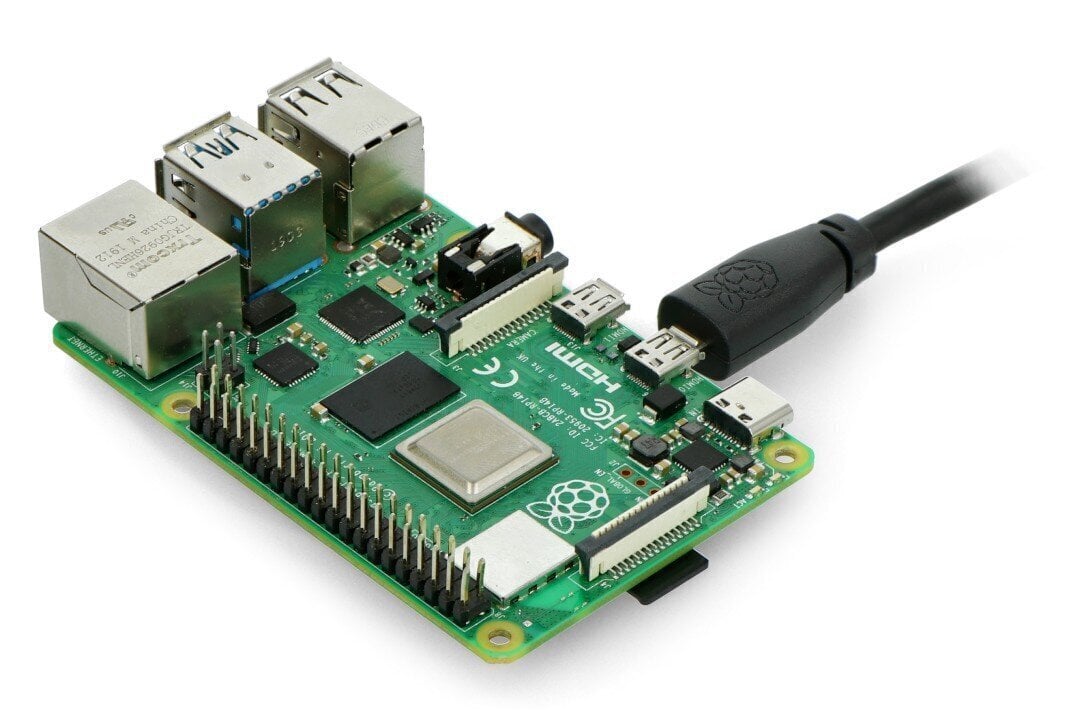 Raspberry Pi, Micro HDMI - HDMI, 1 m hind ja info | Juhtmed ja kaablid | hansapost.ee