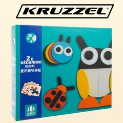 Деревянный пазл Kruzzel 22426 цена и информация | Развивающие игрушки для детей | hansapost.ee