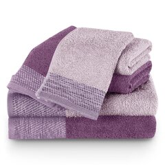 AmeliaHome rätikute komplekt, 6 tk, lilla/roosa hind ja info | Rätikud ja saunalinad | hansapost.ee