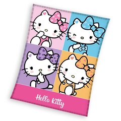 Laste pleed Hello Kitty, 130x170 cm hind ja info | Pleedid, voodikatted ja päevatekid | hansapost.ee