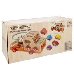 Деревянный сортировщик - счеты Kruzzel 22652 цена и информация | Развивающие игрушки для детей | hansapost.ee