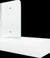 Vann Mexen Vega viimistluse ja klaasseinaga, 150x70 cm + 80 cm, white+II/chrome hind ja info | Vannid | hansapost.ee