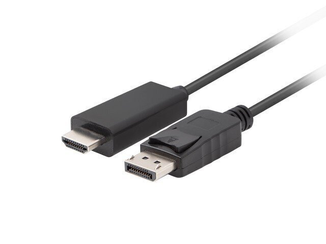 Lanberg, DisplayPort - Hdmi, 1 m цена и информация | Juhtmed ja kaablid | hansapost.ee